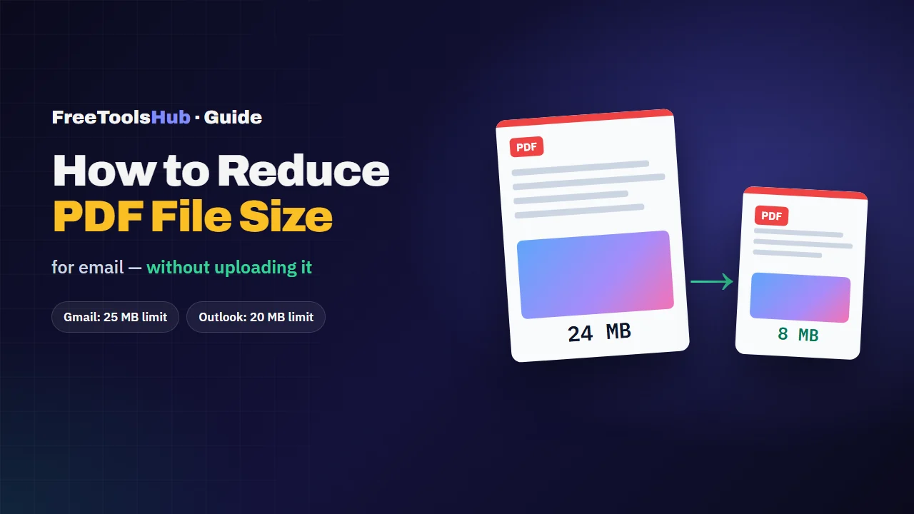 How to Reduce PDF File Size for Email (Without Uploading It)