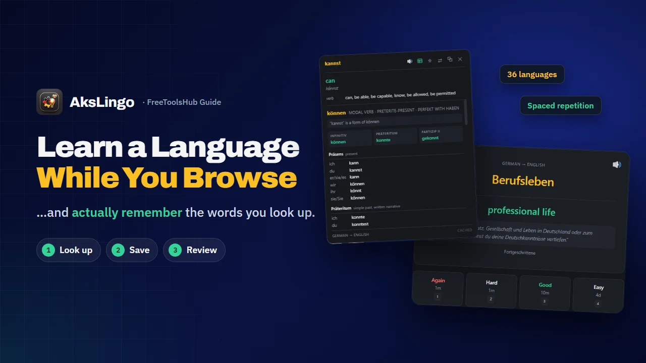 How to Learn a Language While You Browse the Web